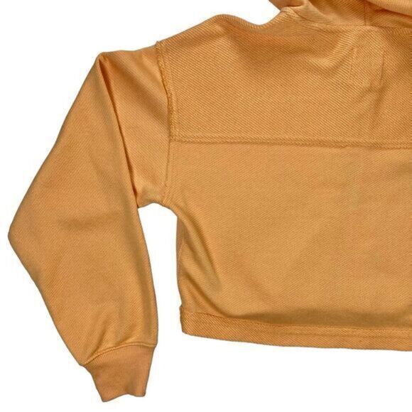 Aerie Cropped Hoodie Sweatshirt Womens XS Beach Party Zip Up Drawstring Coastal - Picture 8 of 16